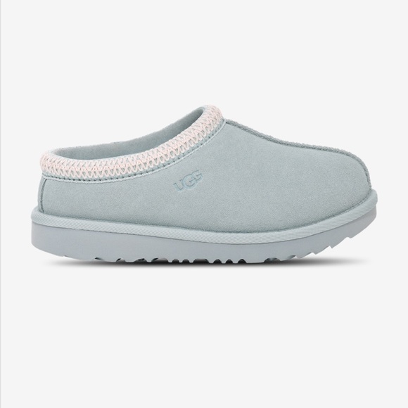 UGG Tasman II Sea Foam Kids Size US 3/4/5/6 Suede Sheepskin Slippers